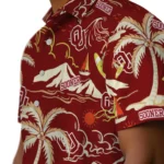 Oklahoma Sooners Hawaiian Shirt – Palm Tree Island