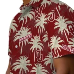 Oklahoma Sooners Hawaiian Shirt – Palm Tree Motif