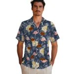 Oklahoma State Cowboys Hawaiian Shirt – Flamingo Hibiscus