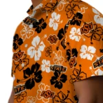 Oklahoma State Cowboys Hawaiian Shirt – Hibiscus Flower Design