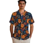 Oklahoma State Cowboys Hawaiian Shirt – Hibiscus Foliage