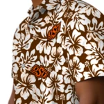 Oklahoma State Cowboys Hawaiian Shirt – Hibiscus Motif