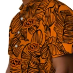 Oklahoma State Cowboys Hawaiian Shirt – Leaf Outline