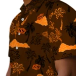 Oklahoma State Cowboys Hawaiian Shirt – Palm And Clouds