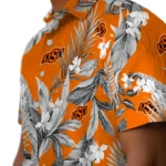 Oklahoma State Cowboys Hawaiian Shirt – Palm Leaves