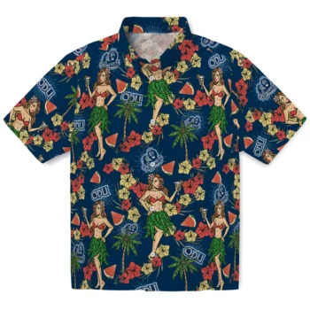 old dominion monarchs hawaiian girls design blue hawaiian shirts best selling