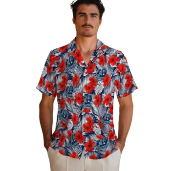 old dominion monarchs hibiscus fiesta red royal blue hawaiian shirts fashion forward