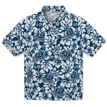 old dominion monarchs hibiscus motif blue white hawaiian shirts best selling