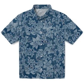 old dominion monarchs hibiscus oasis blue hawaiian shirts best selling