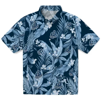 old dominion monarchs palm leaves blue hawaiian shirts best selling
