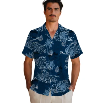 old dominion monarchs wave palm blue hawaiian shirts fashion forward