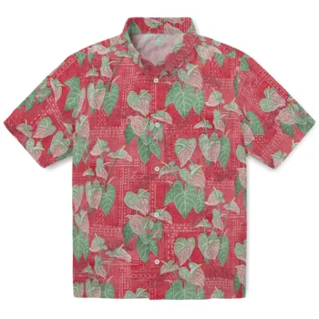 ole miss rebels anthurium overlay red hawaiian shirts best selling