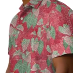Ole Miss Rebels Hawaiian Shirt – Anthurium Overlay