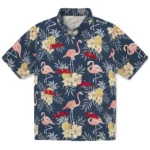 Ole Miss Rebels Hawaiian Shirt – Flamingo Hibiscus
