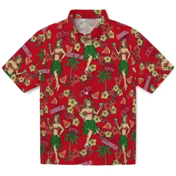 ole miss rebels hawaiian girls design red hawaiian shirts best selling