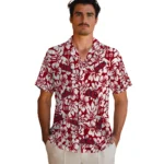 Ole Miss Rebels Hawaiian Shirt – Hibiscus Motif