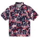 Ole Miss Rebels Hawaiian Shirt – Hibiscus Overlay