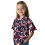 Ole Miss Rebels Hawaiian Shirt – Hibiscus Overlay