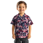 Ole Miss Rebels Hawaiian Shirt – Hibiscus Overlay