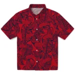 Ole Miss Rebels Hawaiian Shirt – Leaf Outline