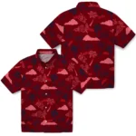 Ole Miss Rebels Hawaiian Shirt – Palm And Clouds