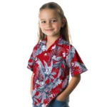 Ole Miss Rebels Hawaiian Shirt – Palm Leaves