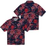 Ole Miss Rebels Hawaiian Shirt – Palm Sunset
