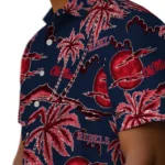 Ole Miss Rebels Hawaiian Shirt – Palm Sunset