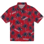 Ole Miss Rebels Hawaiian Shirt – Palm Tree Motif