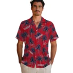 Ole Miss Rebels Hawaiian Shirt – Palm Tree Motif