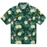 Oregon Ducks Hawaiian Shirt – Flamingo and Hibiscus