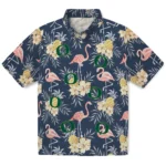 Oregon Ducks Hawaiian Shirt – Flamingo Hibiscus