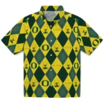 Oregon Ducks Hawaiian Shirt – Golfing Plaid
