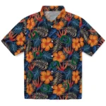 Oregon Ducks Hawaiian Shirt – Hibiscus Foliage