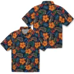 Oregon Ducks Hawaiian Shirt – Hibiscus Foliage