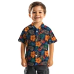 Oregon Ducks Hawaiian Shirt – Hibiscus Foliage