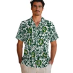 Oregon Ducks Hawaiian Shirt – Hibiscus Motif