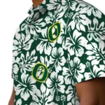 Oregon Ducks Hawaiian Shirt – Hibiscus Motif