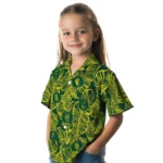 Oregon Ducks Hawaiian Shirt – Leaf Outline