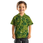 Oregon Ducks Hawaiian Shirt – Leaf Outline