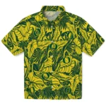 Oregon Ducks Hawaiian Shirt – Monstera Layer