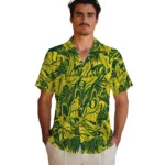 Oregon Ducks Hawaiian Shirt – Monstera Layer