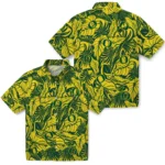 Oregon Ducks Hawaiian Shirt – Monstera Layer
