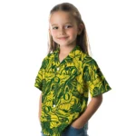 Oregon Ducks Hawaiian Shirt – Monstera Layer