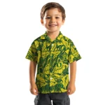 Oregon Ducks Hawaiian Shirt – Monstera Layer