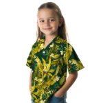 Oregon Ducks Hawaiian Shirt – Palm Leaves