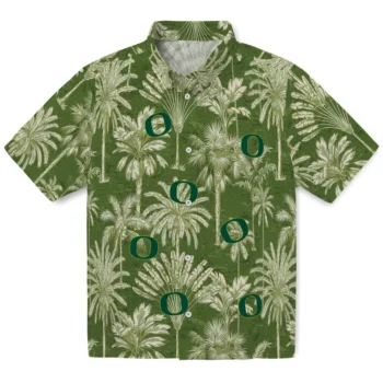 oregon ducks palm shadows green hawaiian shirts best selling