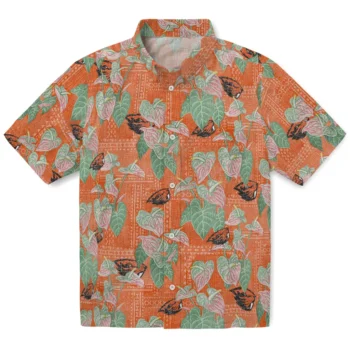 oregon state beavers anthurium overlay orange hawaiian shirts best selling