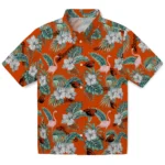 Oregon State Beavers Hawaiian Shirt – Flamingo and Hibiscus