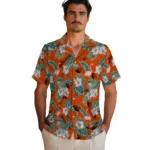 Oregon State Beavers Hawaiian Shirt – Flamingo and Hibiscus